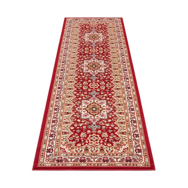 Raudonas kilimas Nouristan Parun Tabriz, 80 x 250 cm-image-2