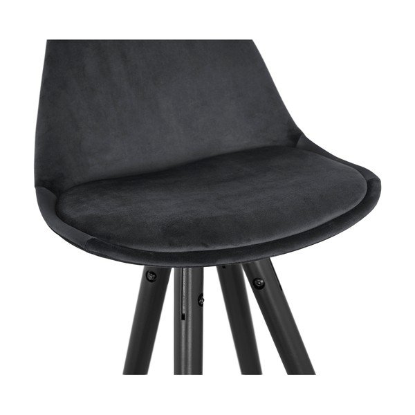 Juoda Kokoon Carry mini baro kėdė, sėdynės aukštis 65 cm-image-2
