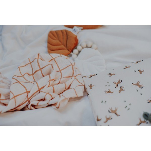 Medžiaginės sauskelnės iš bambuko 2 vnt. Green Floral – Malomi Kids-image-1