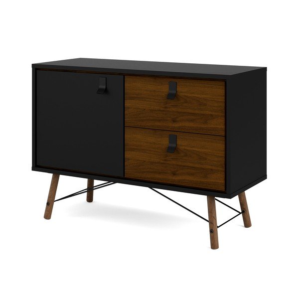 Juoda komoda Tvilum Ry, 102 x 72 cm-image-2
