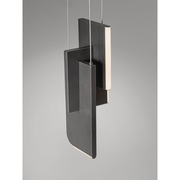 Šviesiai pilkos spalvos iš metalo kabantis šviestuvas LED su pritemdymo funkcija Totem – Nova Luce-image-3