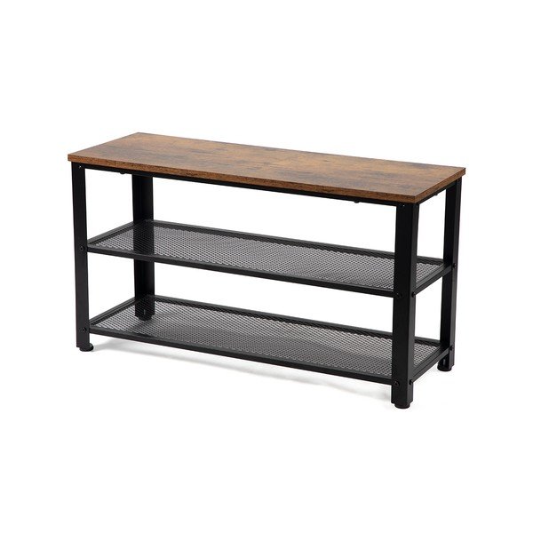 Juodos spalvos iš plieno spintelė batams 80x45x30 cm Arne – Bonami Essentials