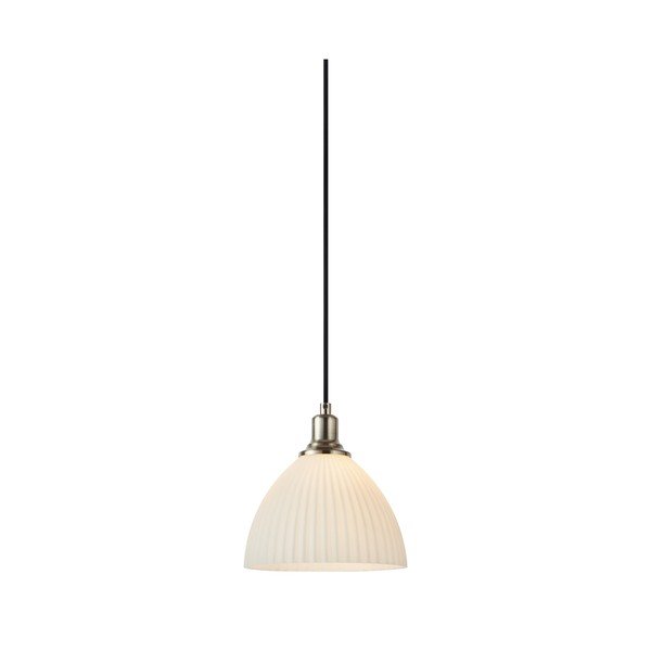 Baltos spalvos iš stiklo kabantis šviestuvas ø18x18 cm Ro – Markslöjd