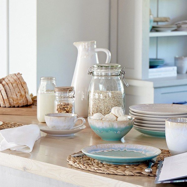 Turkio spalvos desertinė iš akmens masės lėkštė ø 22 cm Taormina – Casafina-image-2