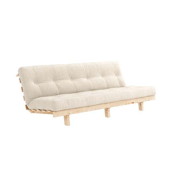 Iš lino sofa pilkos spalvos/smėlio spalvos 200 cm Lean – Karup Design-image-3