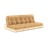 Sulankstoma sofa iš kordinio velveto garstyčių spalvos/šviesiai rudos spalvos 196 cm Base – Karup Design