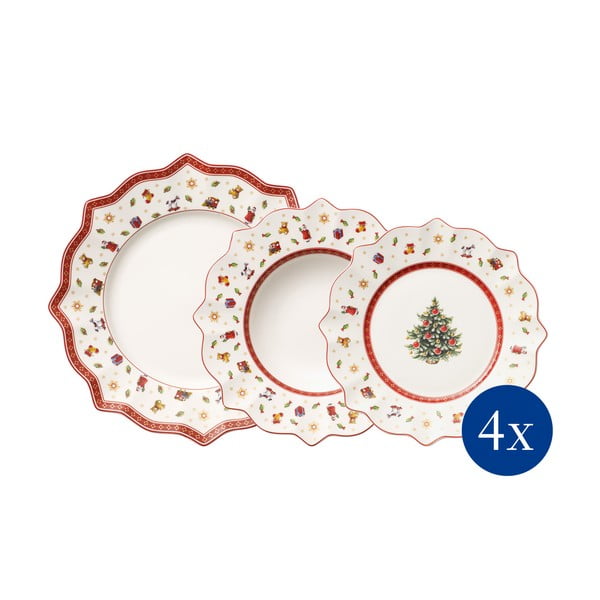 12 porcelianinių kalėdinių lėkščių rinkinys Toy´s Delight Villeroy&Boch