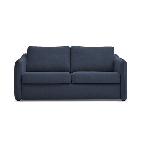 Tamsiai mėlynos spalvos sofa miegojimui/sulankstoma 178 cm Lenny – Bobochic Paris