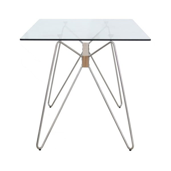 Valgomojo stalas juodomis kojomis "Marckeric Nicole", 160 x 90 cm-image-2