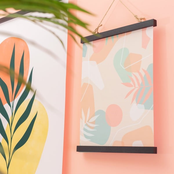 Juodas magnetinis rėmelis plakatams Sass & Belle, plotis 30 cm-image-1