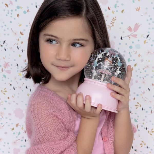 Rožinė naktinė lemputė Djeco Ballerina-image-1