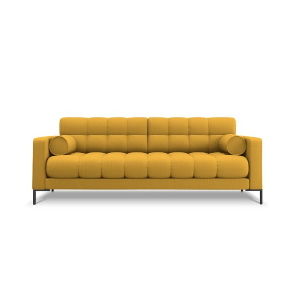 Sofa geltonos spalvos 217 cm Bali – Cosmopolitan Design