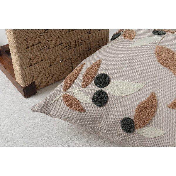 Iš lino dekoratyvinė pagalvėlė 43x43 cm Sonbahar – Mioli Decor-image-4