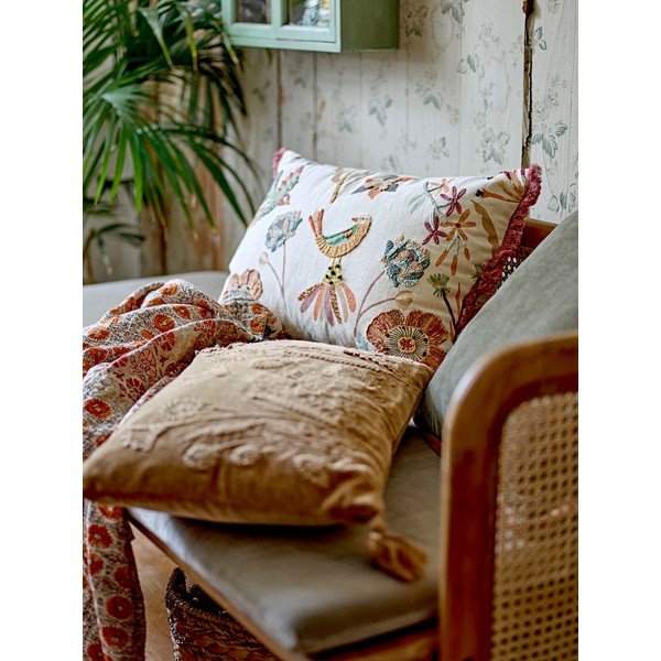 Iš medvilnės antklodė ir pledas 130x150 cm Krea – Bloomingville-image-4