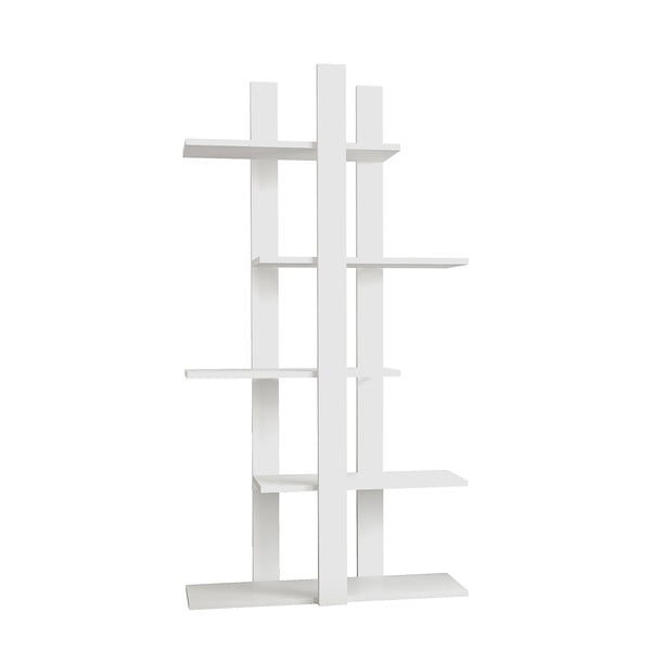 Balta knygų spinta 75x150 cm Dembi - Gauge Concept