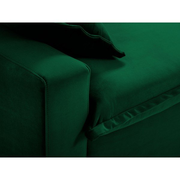 Tamsiai žalia sofa-lova Kooko Home Mezzo-image-1