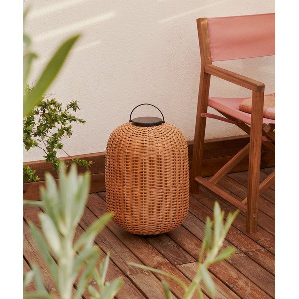 Rudos spalvos LED žibintas USB (aukštis 55 cm) Saranella – Kave Home-image-1
