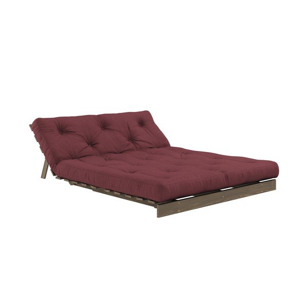Sulankstoma sofa bordo spalvos 140 cm Roots – Karup Design-image-4