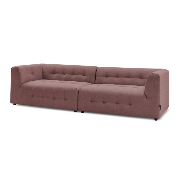 Tamsiai rožinė sofa 324 cm Kleber - Bobochic Paris-image-4