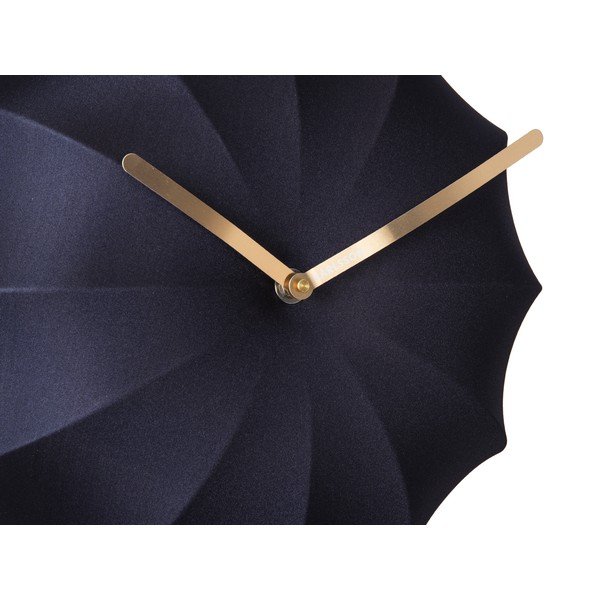 Tamsiai mėlynas sieninis laikrodis Karlsson Stretch, ø 40 cm-image-2