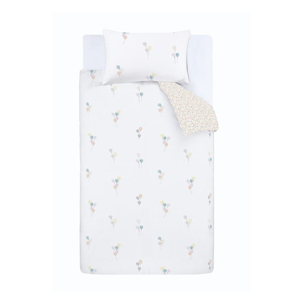 Iš flanelės vaikiška patalynė vaikiškai lovai 120x150 cm Balloons Spot – Bianca