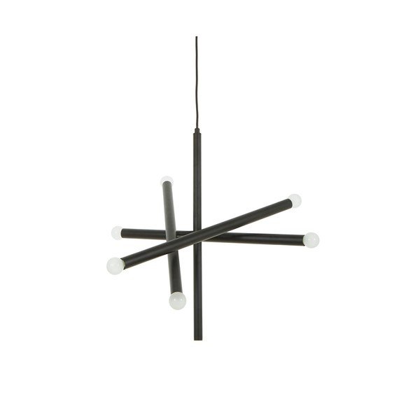 Juodas pakabinamas šviestuvas Westwing Collection Sticks-image-2