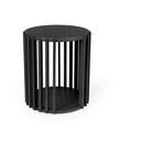 Juodas staliukas Woodman Drum, ø 53 cm