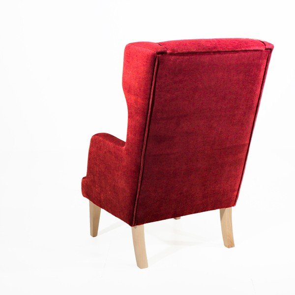 Raudonasis "Max Winzer Bennet Suede" fotelis-image-4