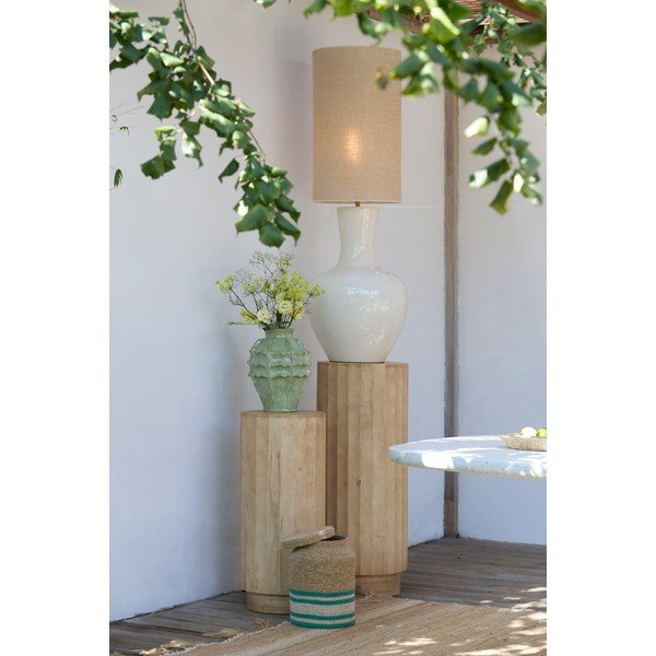 Iš mango masyvo apvalios formos šoninis stalas ø 35 cm Ellena – Light & Living-image-1