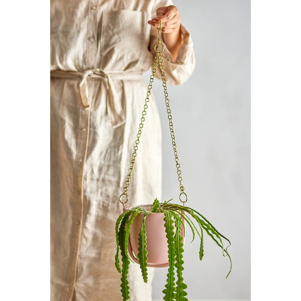 Iš metalo pakabinamas ir sieninis gėlių vazono dangtelis Kati – Bloomingville-image-1