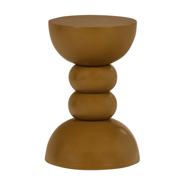 Iš mango masyvo apvalios formos šoninis stalas ø 35 cm Miel – WOOOD