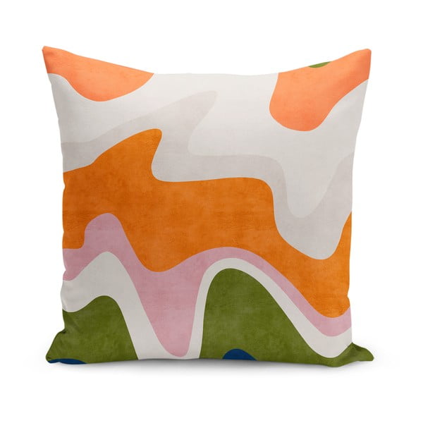 Dekoratyvinis pagalvės užvalkalas 43x43 cm Squiggly Orange – Mila Home