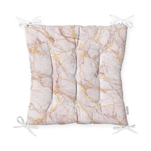 Minimalistiniai pagalvių užvalkalai Pinky Marble, 40 x 40 cm