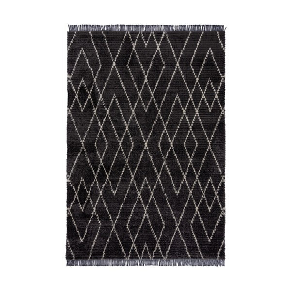 Kilimas juodos spalvos 120x170 cm Aisha – Flair Rugs