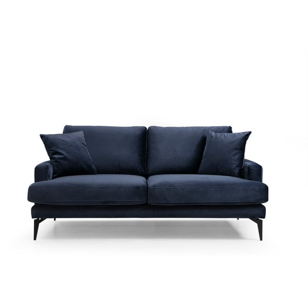 Sofa tamsiai mėlynos spalvos 175 cm Papira – Balcab Home