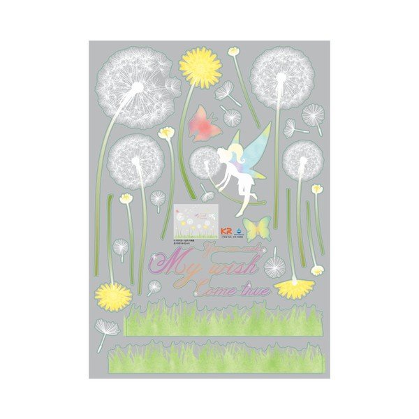 Sienų lipdukų rinkinys Ambiance Dandelion and Little Fairy-image-2