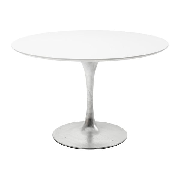 "Kare Design Invitation" baltas valgomojo stalo stalviršis, ⌀ 120 cm