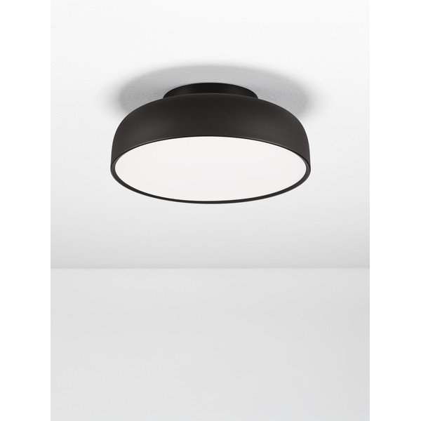 Matinės juodos spalvos iš aliuminio lubinis šviestuvas LED su pritemdymo funkcija Noelia – Nova Luce-image-4