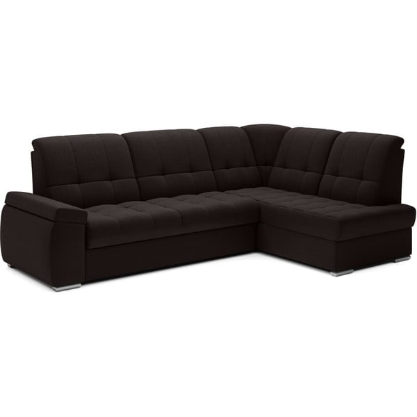 Rudos spalvos sulankstoma/su sandėliavimo vieta kampinė sofa (su dešiniuoju kampu/„L“ formos) Sado – ELTAP-image-2