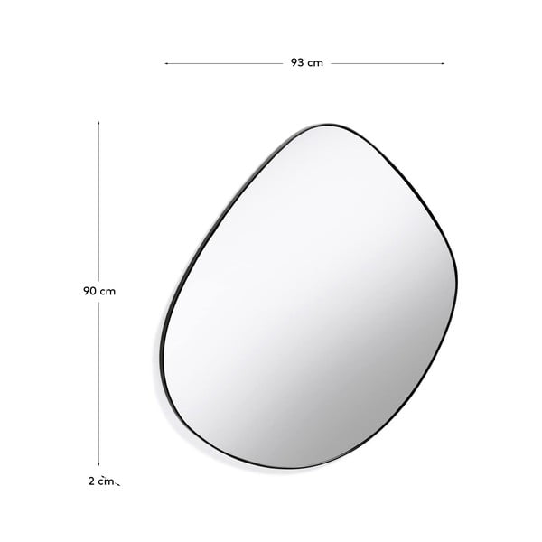 Sieninis veidrodis 93x90 cm Anera – Kave Home-image-4