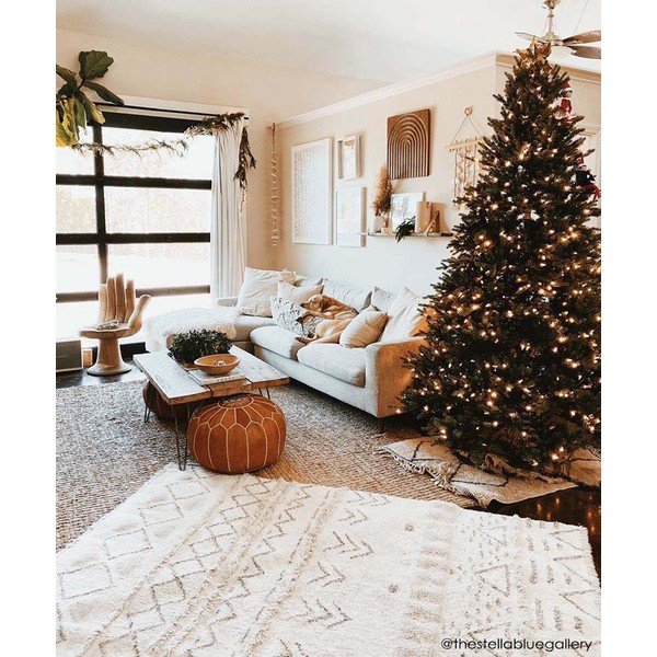 Skalbiamas/rankų darbo iš vilnos kilimas kreminės spalvos 170x240 cm Lakota Day – Lorena Canals-image-3