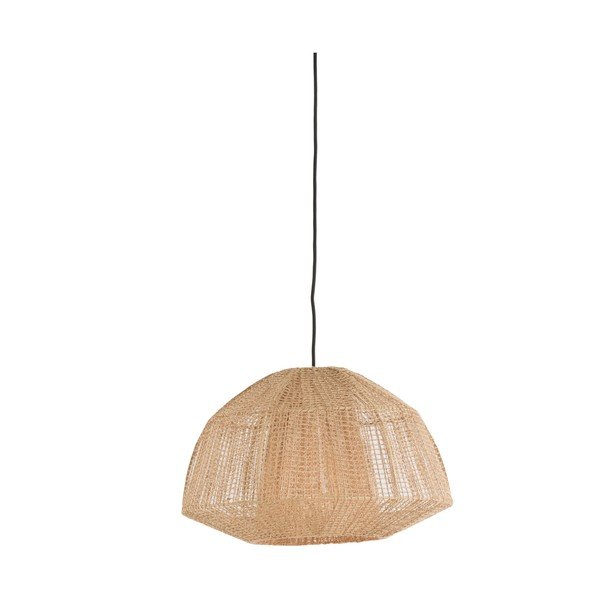 Natūralios spalvos kabantis šviestuvas ø 10 cm Macul – Light & Living