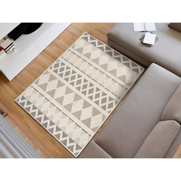 Smėlio spalvos kilimas Universal Yen Geo, 120 x 170 cm-image-1