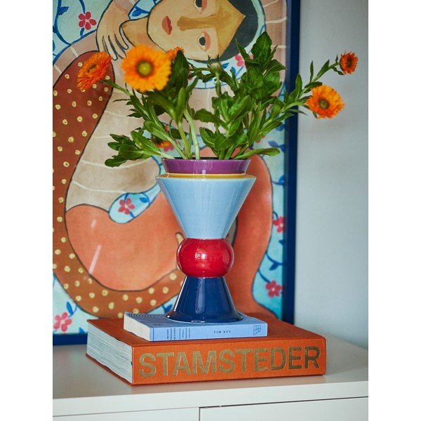 Iš keramikos dažyta rankomis vaza (aukštis 26,5 cm) Trilla – Bloomingville-image-1