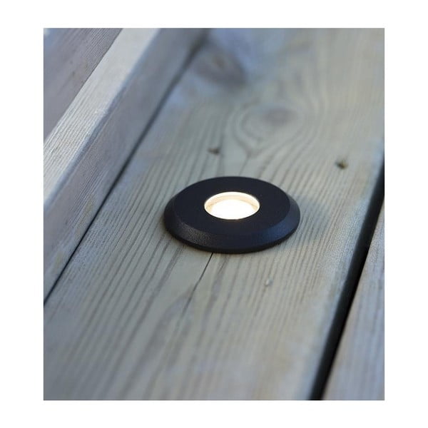 Juodos spalvos įleidžiamieji šviestuvai Markslöjd Garden 24 Decklight, ø 60 mm-image-1