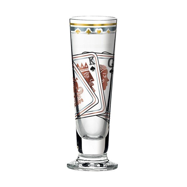 Krištolinio stiklo taurės ir 5 padėkliukų rinkinys "Ritzenhoff Sascha Morawetz", 50 ml