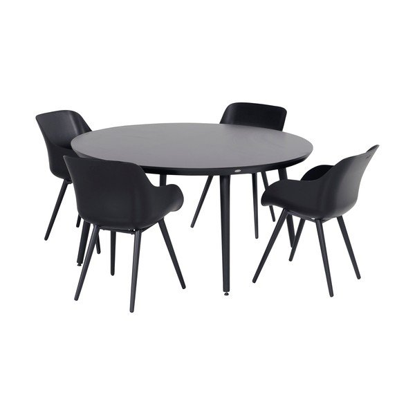 Juodas sodo stalas Hartman Sophie, ø 128 cm-image-2