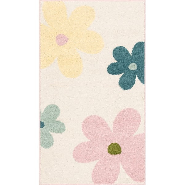 Dramblio kaulo spalvos vaikiškas kilimas 120x170 cm Lolly Cream – FD