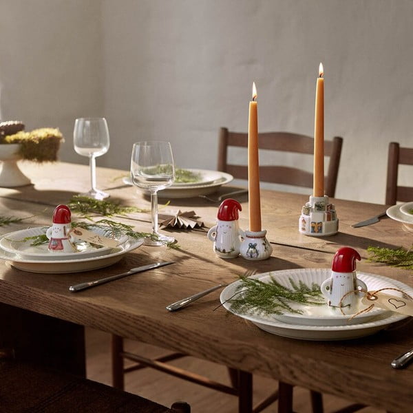 Iš keramikos žvakidė su Kalėdų motyvu Hammershøi Christmas Gifts – Kähler Design-image-3