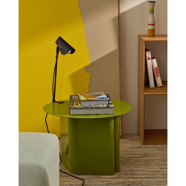 Juodos spalvos iš metalo stalinis šviestuvas su segtuku (aukštis 51 cm) Jula – Kave Home-image-2